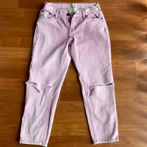 pink one teaspoon jeans